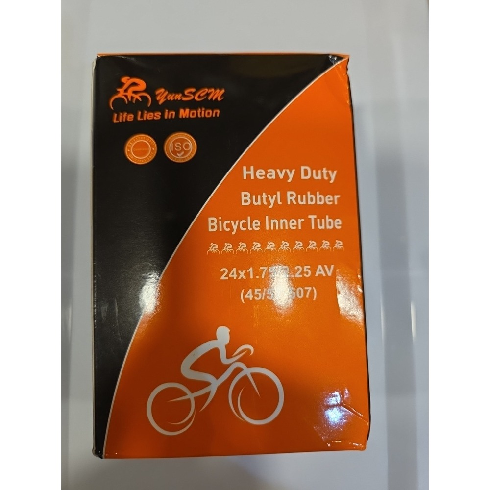 Heavy-Duty‎ 24in Bicycle Inner Tube Butyl Rubber YunSCM Life Lies In Motion